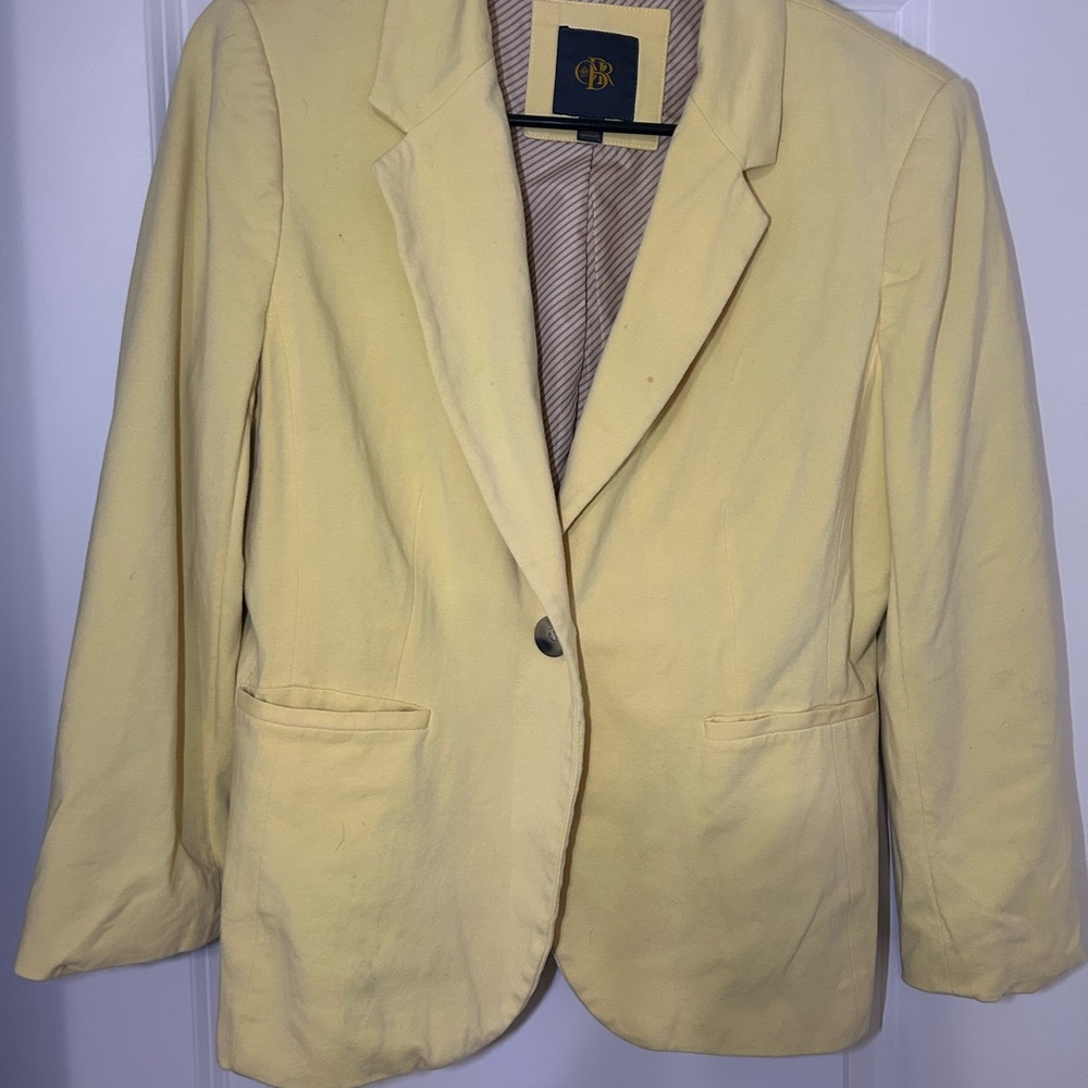 Yellow Blazer Jacket